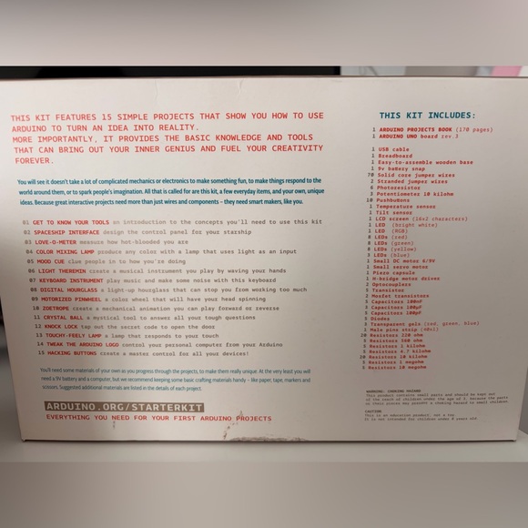 Arduino Starter Kit - Picture 2 of 2